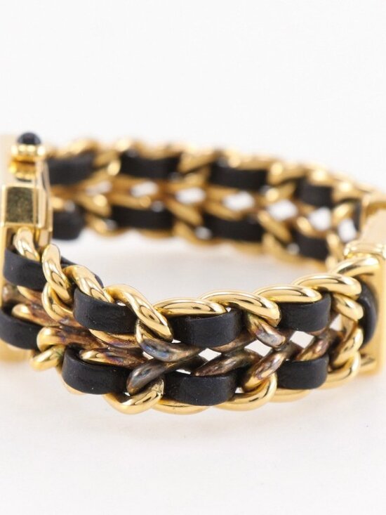 CHANEL Premiere S Watches H0001 black/gold blackDial Plated Gold/leather Q... main image 4